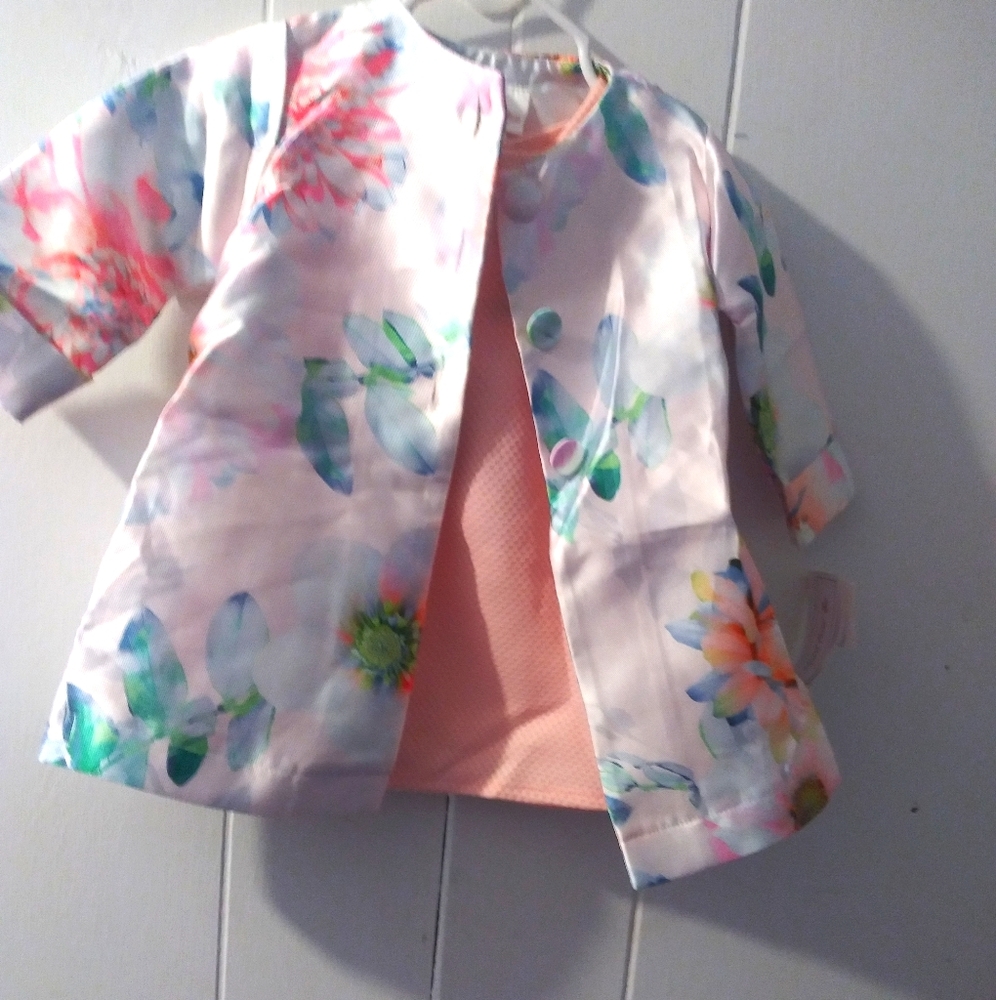 NEW SWEET HEART ROSE BABY 9/12M